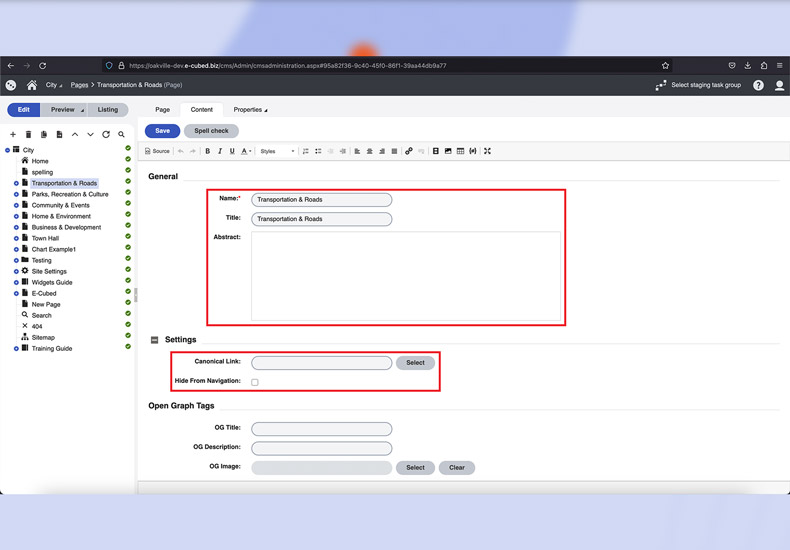 Oakville-ContentSettings-01 Oakville-ContentSettings-01